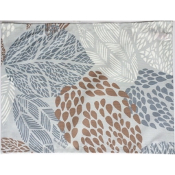  FLEUR DE SOLEIL WIPE CLEAN PLACEMATS LEAVES GREY/BEIGE