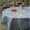 Set de table Etoile gris/bleu marine