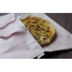 Wipe clean Pie Carrier Bag Astrancia Pink Fleur de Soleil