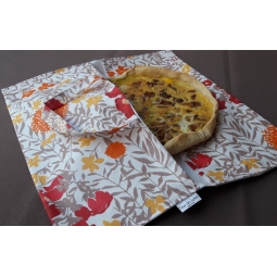 Sac à tarte enduit Mimosa Rouge Fleur de Soleil