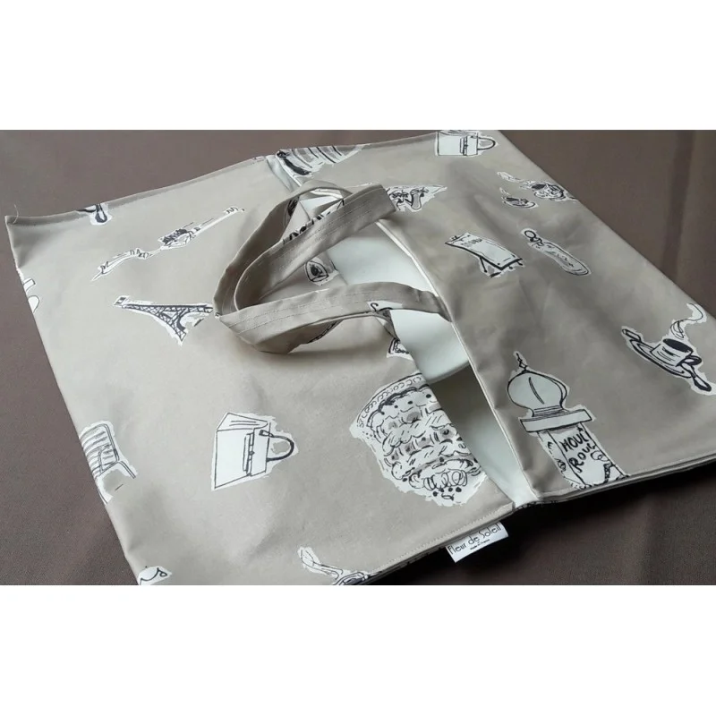 Porte Torta Antimacchia Paris Taupe Fleur de Soleil