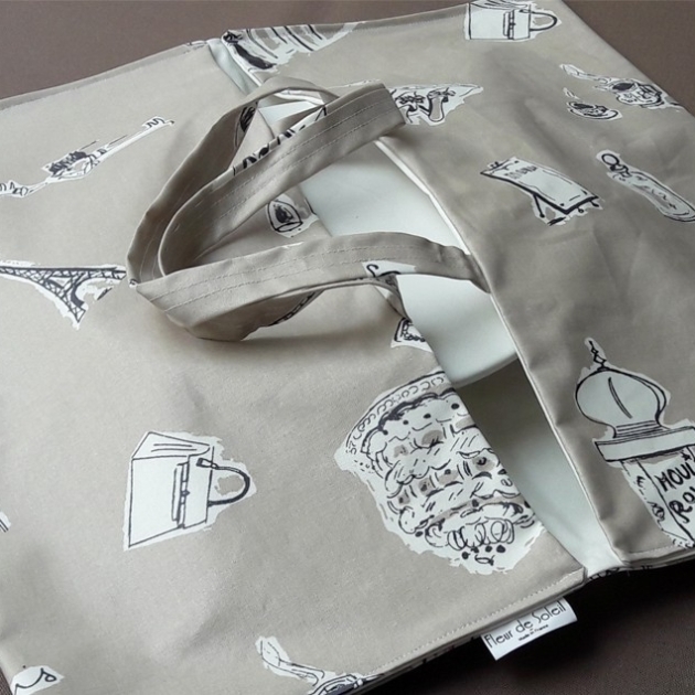 Porte Torta Antimacchia Paris Taupe Fleur de Soleil