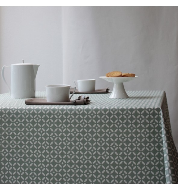 ABWASCHBAR TISCHDECKE ABWASCHBAR MOSAIK GRUN Fleur de Soleil