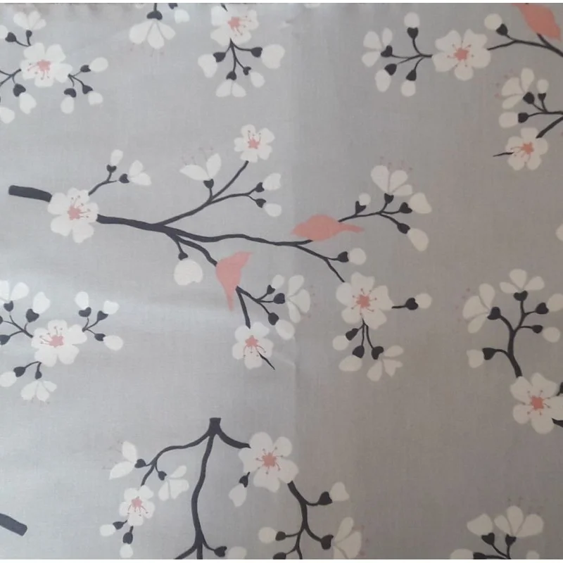 tessuto tagliato antimacchia grigio rosa ciliegio