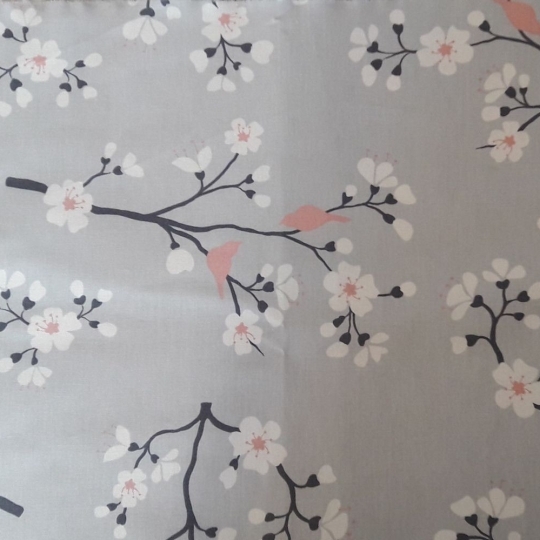 tessuto tagliato antimacchia grigio rosa ciliegio