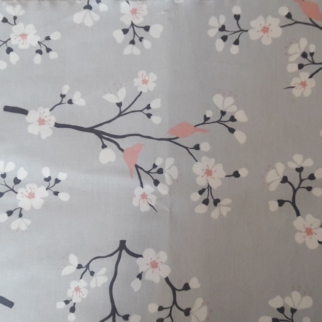 tessuto tagliato antimacchia grigio rosa ciliegio