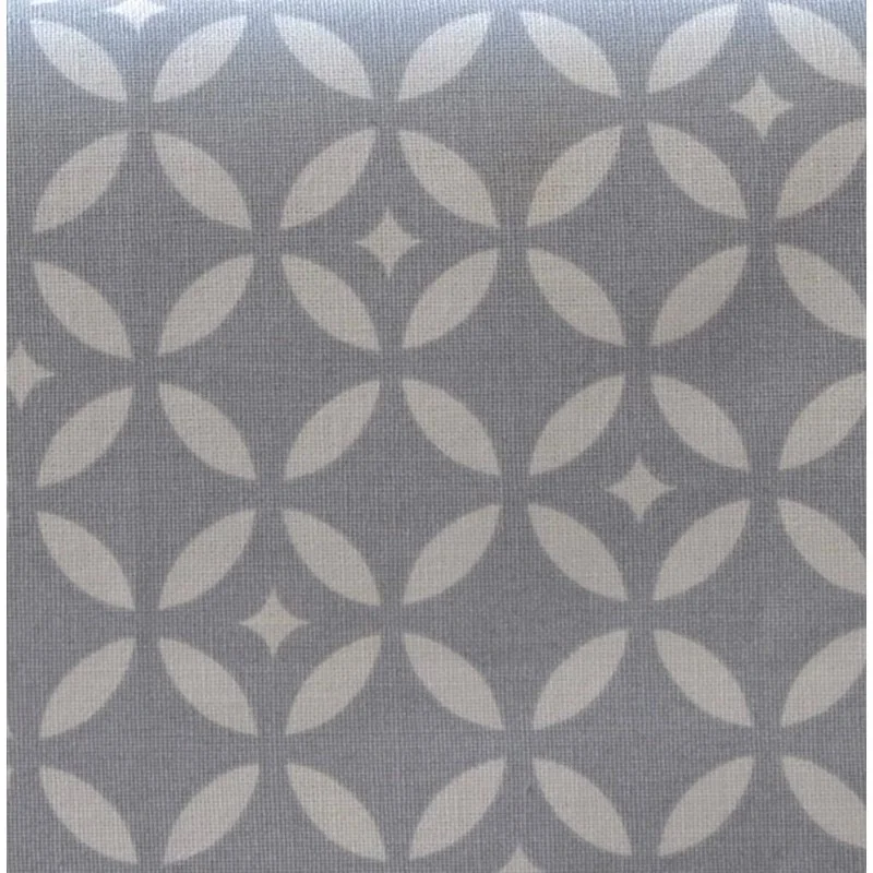 tessuto tagliato antimacchia mosaico grigio bianco