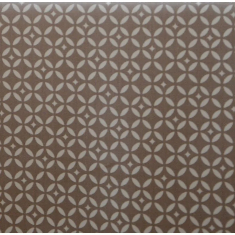 Beschichtete Baumwolle stofflängen Mosaik Beige