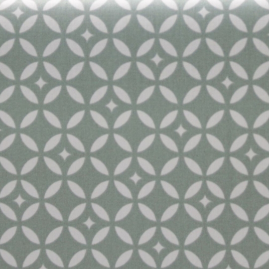 tessuto tagliato antimacchia mosaico Verde