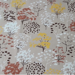 Tessuto di cotone Albero Giallo - Fleur de Soleil