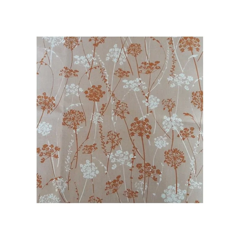 Tissu en coton Herbes Caramel