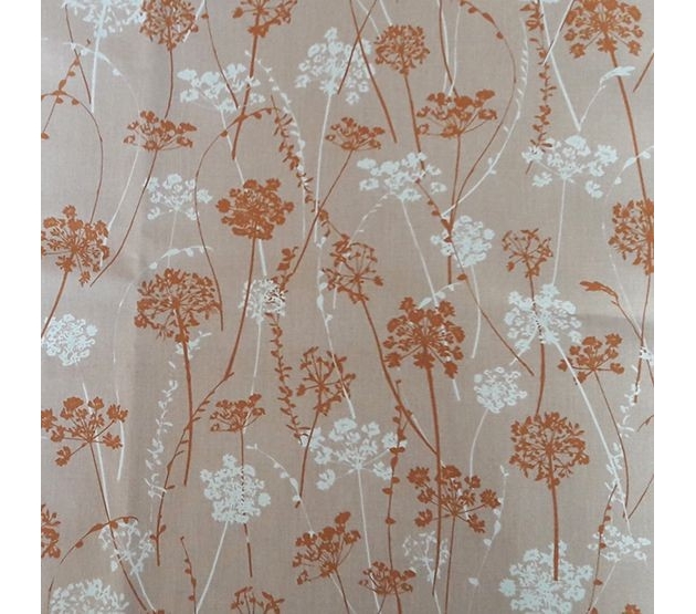 Tessuto di cotone Erbe caramello - Fleur de Soleil