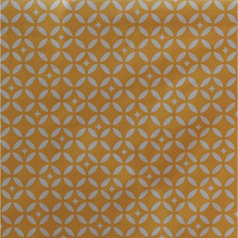 Tessuto di cotone Mosaico Giallo - Fleur de Soleil