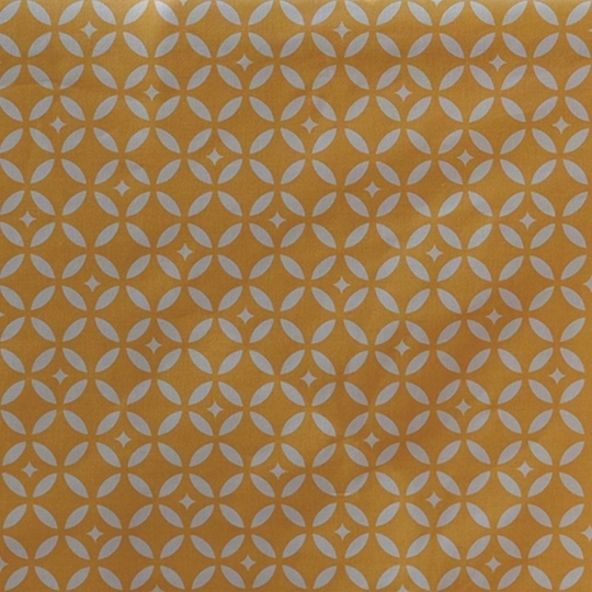 Cotton fabric Mosaic Mustard