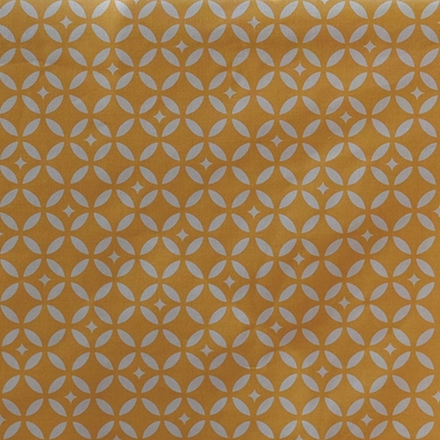 Cotton fabric Mosaic Mustard