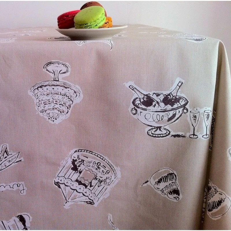 Nappe enduite Paris Taupe