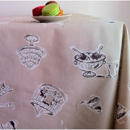 Nappe enduite Paris Taupe