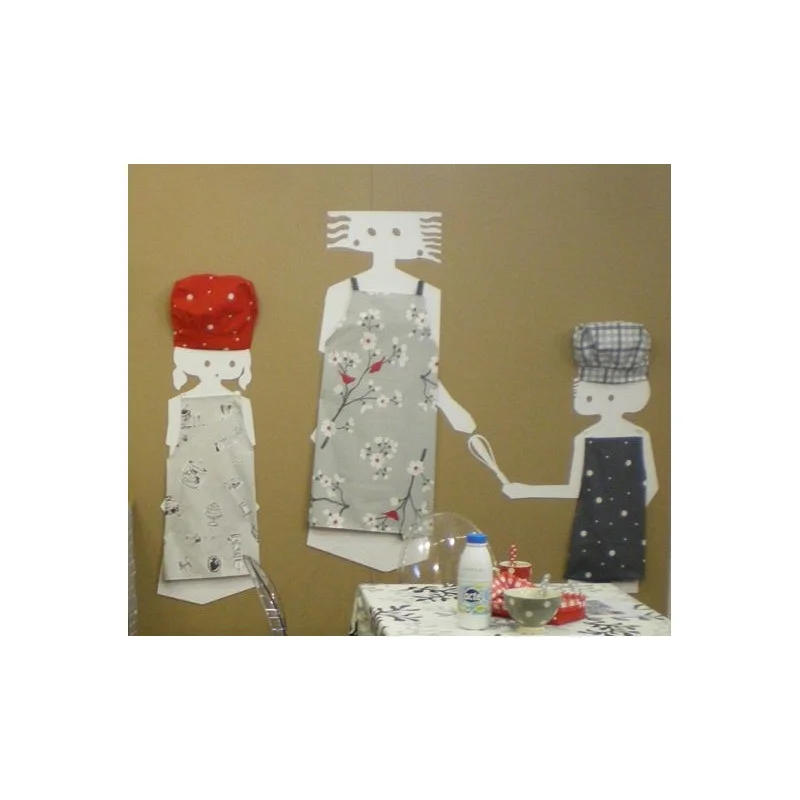 fleur de soleil coated cotton wipeable Apron