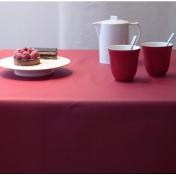 WIPEABLE TABLECLOTH PLAIN RED FLEUR DE SOLEIL