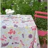 Gartentischdecke Rund oder Oval Mimose Lila - Fleur de Soleil