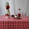 Tischdecke abwaschbar Guinguette Rot - Fleur de Soleil