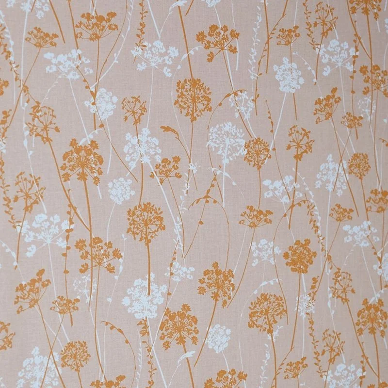 Tissu en coton enduit Herbe Caramel