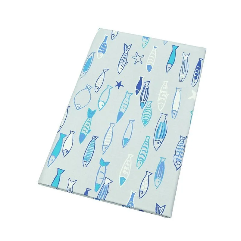 Tissu en coton enduit Poisson océan