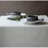 Tischdecke abwaschbar Einfarbige Leinen/Baumwolle - Fleur de Soleil