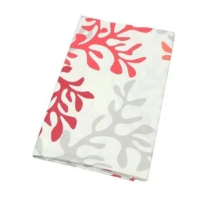 Tissu en coton Corail rouge