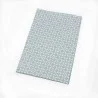 Baumwolle Meterware Mosaik grau/weiss