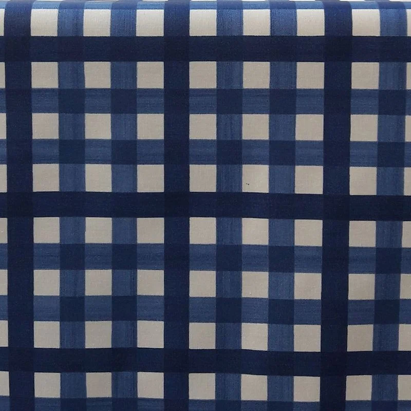 Tissu en coton enduit Guinguette Bleu