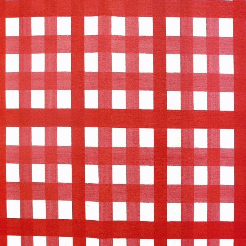 Tissu en coton enduit Guinguette Rouge