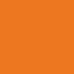 Wipe clean fabric cut Plain orange