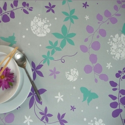 Coupon enduit 50x80cm Volubilis violet