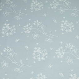 Coupon en coton 50x80cm Astrance gris/blanc