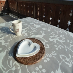 Tovaglia Antimacchia Montagna beige 