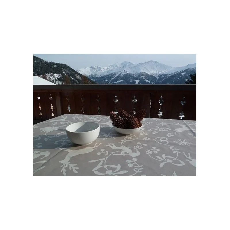 Nappe enduite Montagne beige