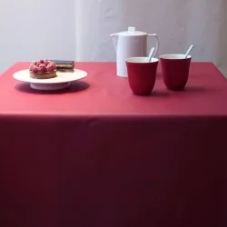 Tischdecke abwaschbar Einfarbige Rot