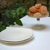Tischdecke abwaschbar Rund oder Oval Einfarbige Weiss - Fleur de Soleil