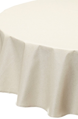 Tovaglia oro glitter Rotonda o ovale Antimacchia - Fleur de Soleil