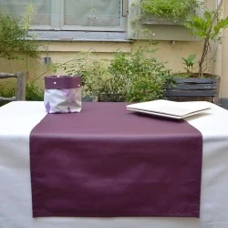 Tischläufer abwaschbar Einfarbige violett