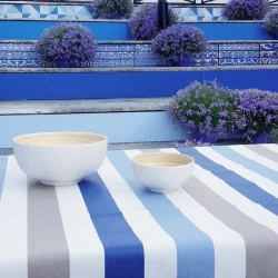 Tischsets abwaschbar Kratzer tapue/blau