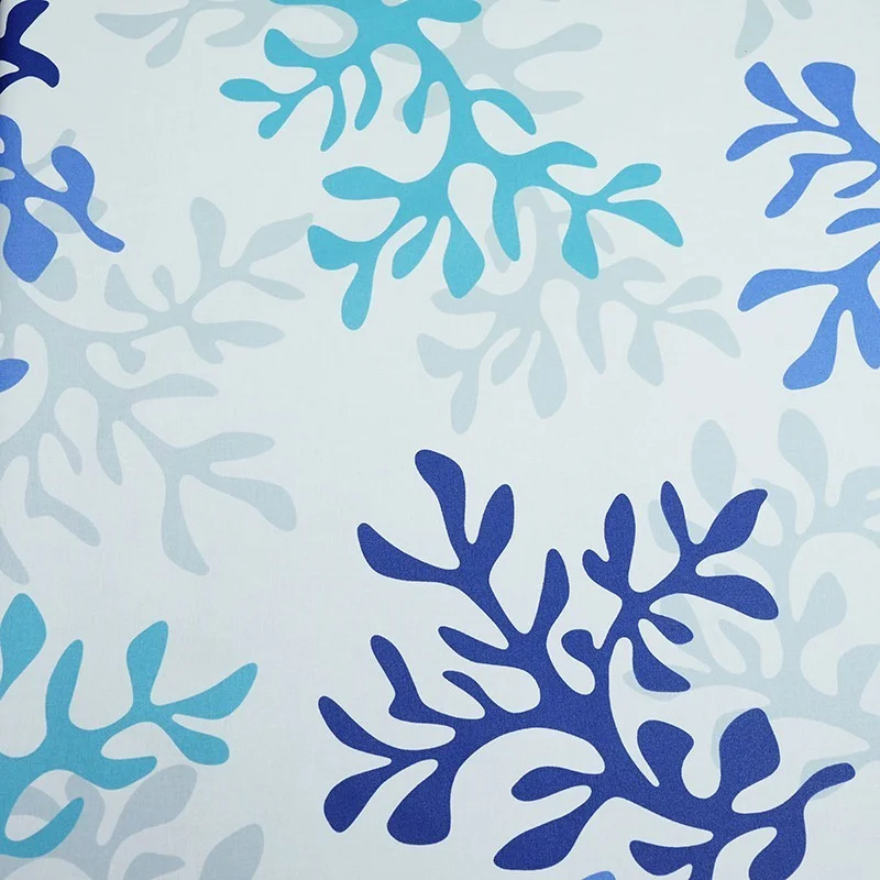 Design-Muster Koralle Blau
