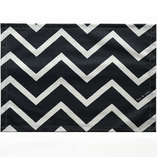 Set de table Chevrons noir