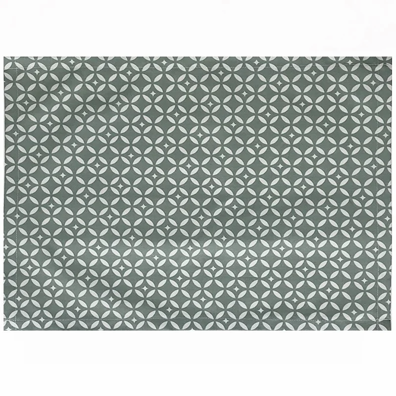 Wipe clean placemats Mosiac green