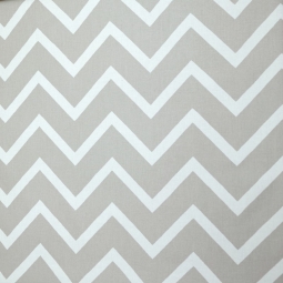 Tissu en coton Chevrons Beige