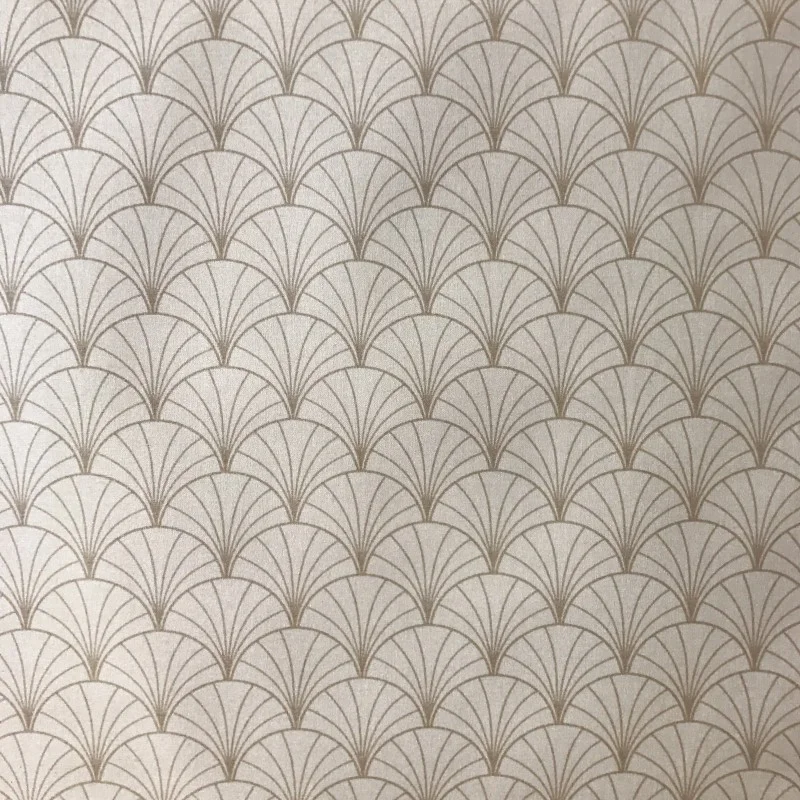 Beschichtete Baumwolle meterwarm Papyrus nacre