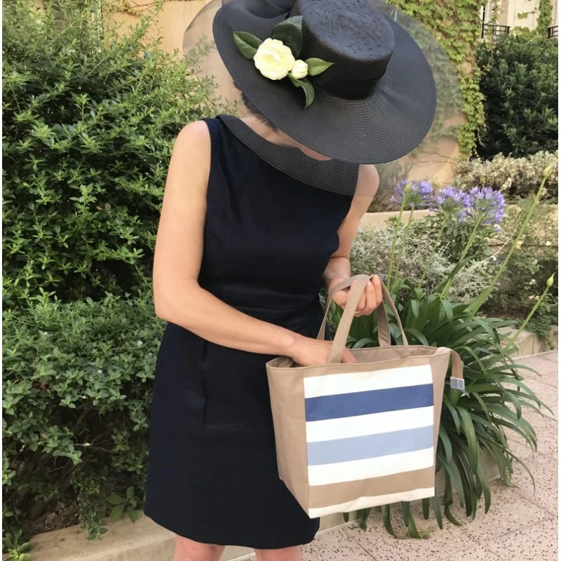 Tuto gratuit sac a main coton enduit Deauville