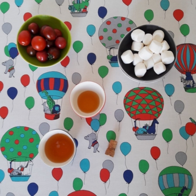 Tovaglia bambino Antimacchia Circo blu