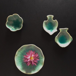 Tischdecke abwaschbar Rund oder Oval schwarz - Fleur de Soleil